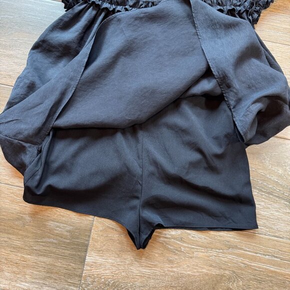 Zara trf collection black babydoll dress size small - Picture 7 of 10